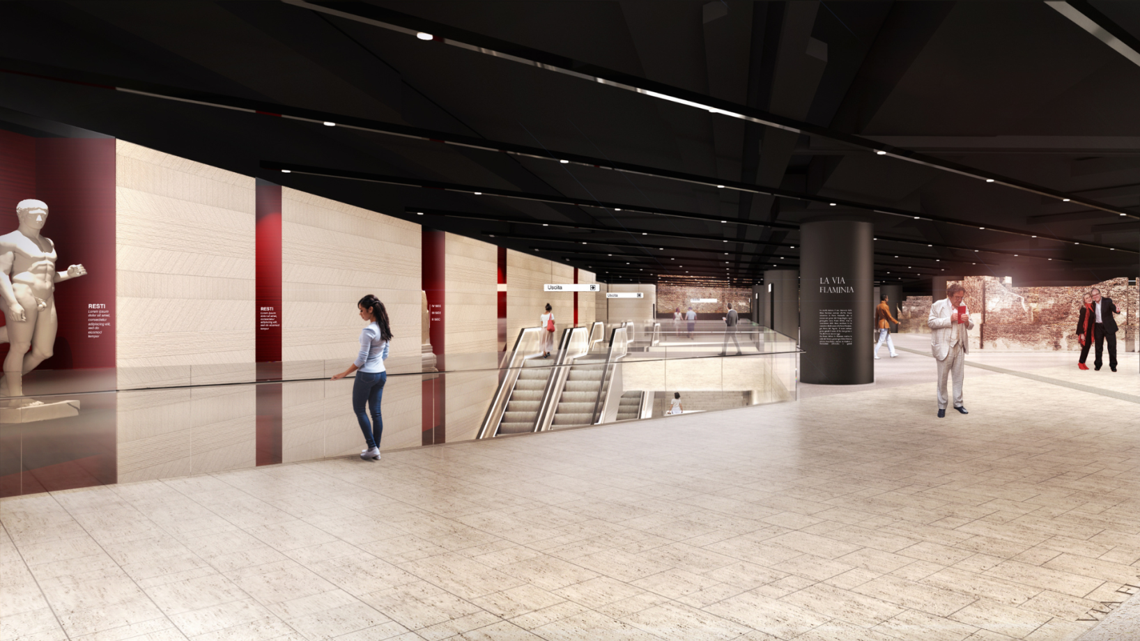Piazza Venezia Metro Station