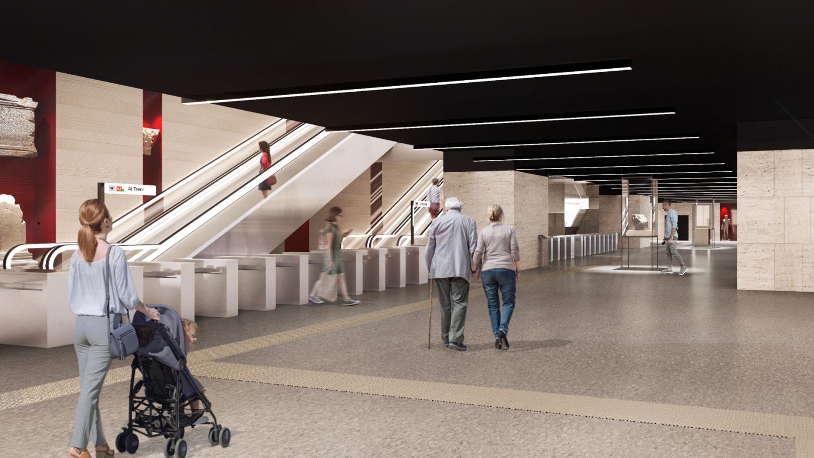 Piazza Venezia Metro Station