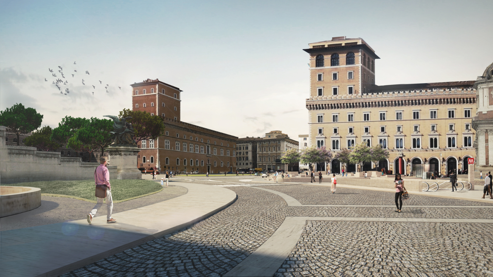 Piazza Venezia Metro Station